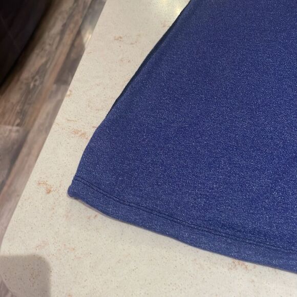 LUCY halter athletic tank top SZ XXL shimmer blue with neon pink straps SZ XL - Picture 6 of 15